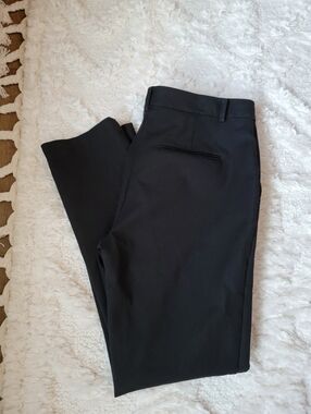 Sz. 8 Tall Ann Taylor The Eva Black Dress Pants